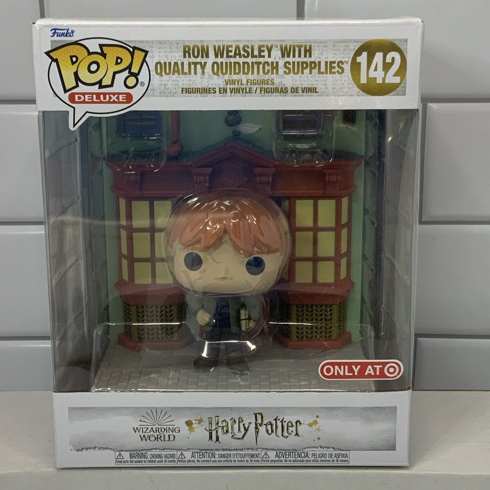 Funko Pop Deluxe Ron Weasley with Quality Quidditch Supplies 142 Target Excl